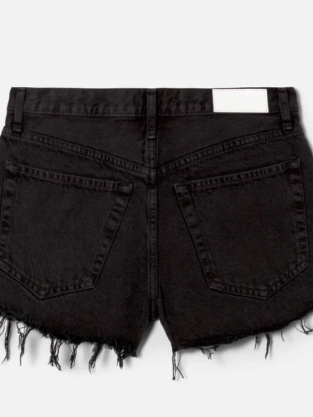 RE/DONE The Breezy Short Washed Black Size 31 Button Fly Denim Shorts - Picture 3 of 11